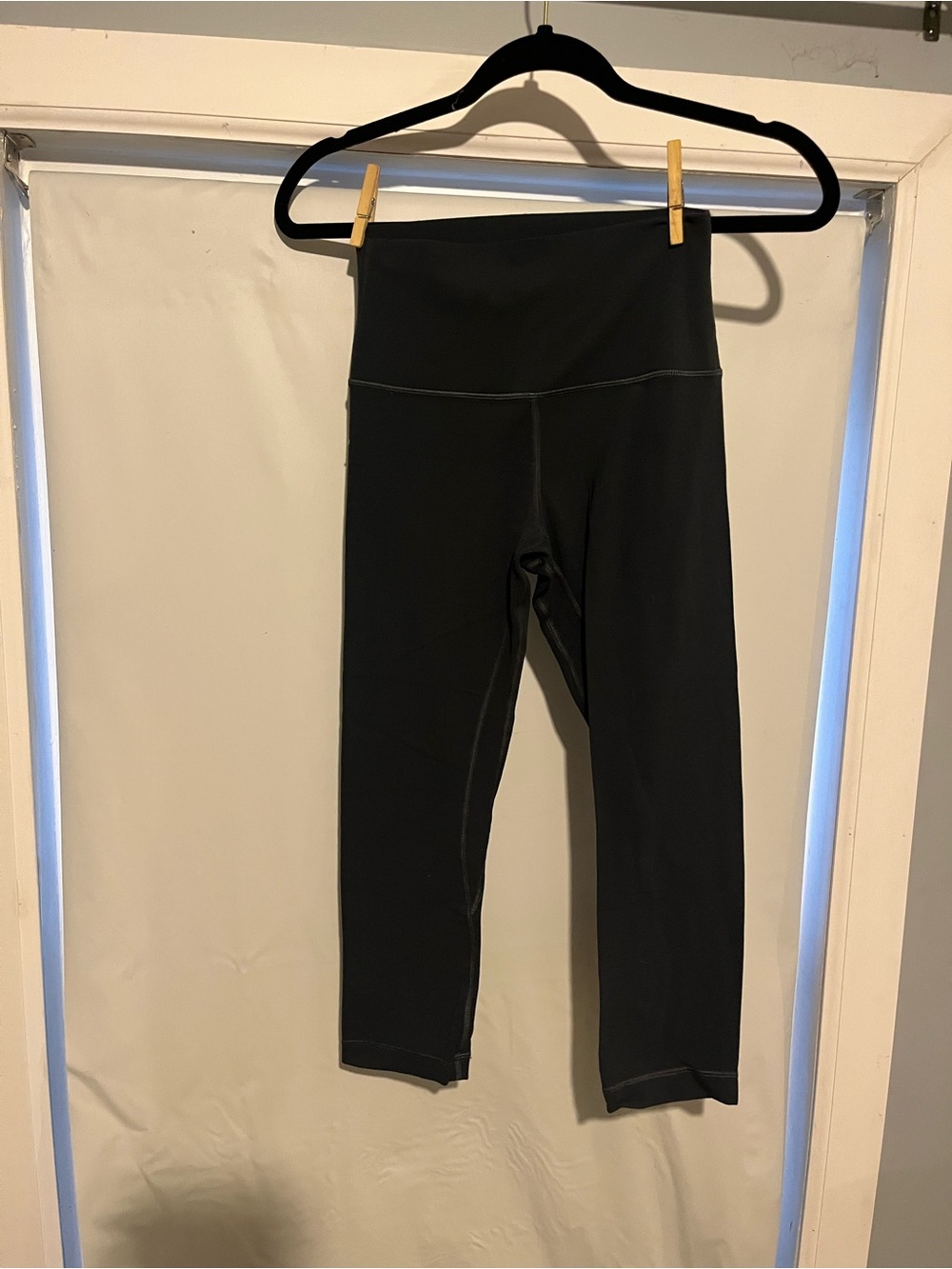 lululemon athletica Gray High-Rise Leggings size 4 athleisure cozy